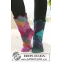 Harlekin Socks by DROPS Design - Wzór na Dziergane Skarpety Rozmiar 35 - 43