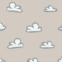 Popelina bawełniana Chmury 150cm 008 - 50 cm
