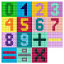Cyfry i Litery z Pikseli Pixelhobby – Zestaw od Rito Krea – 48 elementów