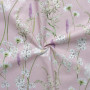 Gütermann Ring a Roses - Najpiękniejsza tkanina bawełniana 10-372 Old Pink z kwiatami 145cm - 50cm