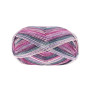 Lana Grossa Meilenweit 100 Cosima Yarn 3481 Purple/Pink/Blue Grey/Aubergine/Fuchsia