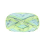 Lana Grossa Meilenweit 100 Soja Aurora Yarn 3151 Ciemnoszary/Miętowy/Lime green/Light blue/Jade green/White.
