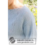 Blue Butterfly by DROPS Design - wzór na bluzkę rozmiar S - XXXL
