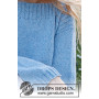 Niebieski Shore by DROPS Design - Wzór na bluzkę rozmiar S - XXXL