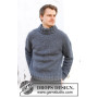 Sailor Niebieskis Sweater by DROPS Design - Bluzka wzór na drutach rozmiar. S-XXXL