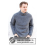 Sailor Niebieskis Sweater by DROPS Design - Bluzka wzór na drutach rozmiar. S-XXXL