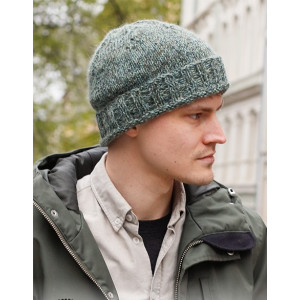 Sea Crest Hat by DROPS Design - Wzór na czapkę rozmiar. S/M - L/XL