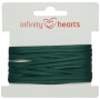 Infinity Hearts Wstążka Satynowa Dwustronna 3mm 593 Leśna Zieleń - 5m
