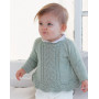 Sweet Ivy by DROPS Design - Bluzka niemowlęca wzór na drutach rozmiar 0/1 miesiąc - 5/6 lat
