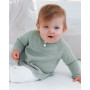 Little Pea by DROPS Design - Bluzka niemowlęca wzór na drutach rozmiar 0/1 miesiąc - 5/6 lat