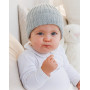 Little Pearl Hat by DROPS Design - wzór na czapkę niemowlęcą rozmiar 0/1 miesiąc - 3/4 lata