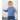 Baby Blue Note by DROPS Design - Bluzka wzór na drutach rozmiar 6/9 miesięcy - 7/8 lat