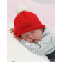 Itsy Bitsy Santa by DROPS Design - Dzianinowa czapka Mikołaja dla niemowląt w rozmiarze Niemowlę - 3/4 roku
