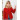 Czerwona kurtka z hibiskusem od DROPS Design - wzór na kardigan w rozmiarze 3-14 lat