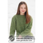 Fresh Lime by DROPS Design - Bluzka wzór na drutach rozmiar 2-12 lat