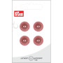 Prym Plastic Button Różowy Flower 15mm - 4 szt.
