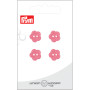 Prym Plastic Button Flower Różowy 12mm - 4 szt.