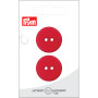 Prym Flat Plastic Button Czerwony 25mm - 2 szt.