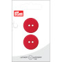 Prym Flat Plastic Button Czerwony 23mm - 2 szt.
