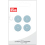Prym Flat Plastic Button Light Blue 15mm - 4 szt.