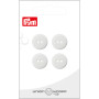 Prym Flat Plastic Button Biały 15mm - 4 szt.