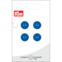 Prym Flat Plastic Button Blue 12mm - 4 szt.
