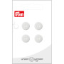 Prym Flat Plastic Button Biały 12mm - 4 szt.