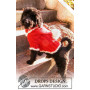 Santa Dog by DROPS Design - Wzór na Dziergany Sweterek Świąteczny dla Pieska Rozmiar XS - M