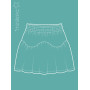 MiniKrea Pattern 00119 Spódnica z falbanką rozmiar 0-8 lat