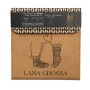 Zestaw igieł do pończoch Lana Grossa Deluxe Wood 15 cm