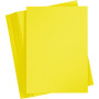 Karton, żółty słoneczny, A4, 210x297 mm, 180 g, 100 arkuszy/ 1 pk.