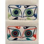 Zestaw do haftu Queen's Embroidery - Etui na okulary Athene zielone 10 x 17 cm - Projekt Królowej Małgorzaty II