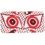 Zestaw do haftu Queen's Embroidery - Etui na okulary Athene czerwone 10 x 17 cm - Projekt Królowej Małgorzaty II