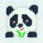 Permin Zestaw do haftu Panda 8x8cm
