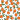 Bawełniany dżersej z nadrukiem 150 cm 050 Pomarańcze - 50 cm
