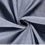 Tkanina melanżowa len/bawełna 145cm 006 Niebieski szary - 50cm