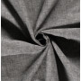 Tkanina melanżowa lniano-bawełniana 145cm 069 ciemnoszara - 50cm