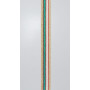 Opaska elastyczna 25 mm złota/zielona/biała/czerwona z lureksem - 50 cm