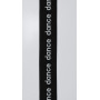 Opaska elastyczna 38 mm Dance czarno-biała - 50 cm