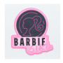 Naklejka do naprasowania Barbie Girl 7 x 7,5 cm