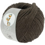 Lana Grossa Soft Cotton Yarn 54 ciemnoszara