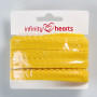 Elastyczna folia Infinity Hearts Blonde 22/11mm 645 Yellow - 5m