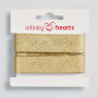 Taśma skośna Infinity Hearts Lurex 40/20mm 02 Gold