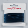 Wstążka satynowa Infinity Hearts dwustronna 3mm 369 Military Niebieski - 5m