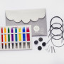 KnitPro Trendz Interchangeable Acrylic Circular Needle Set 60-80-100 cm 3.5-8 mm 8 rozmiarów Deluxe