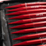 Infinity Hearts ALUX Zestaw wymiennych igieł tarczowych Deluxe Aluminium Czerwony 60-150cm 3-10mm - 13 rozmiarów