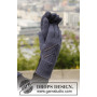 Midnight Boheme Gloves by DROPS Design - Wzór na Dziergane Rękawiczki Ażurowe Jeden Rozmiar