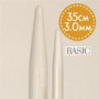 Drops Basic Klasyczne Druty Proste Aluminium 35cm 3.00mm / 13.8in US2½
