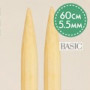 Drops Basic Round Sticks Birch 60cm 5,50mm / 23,6in US9